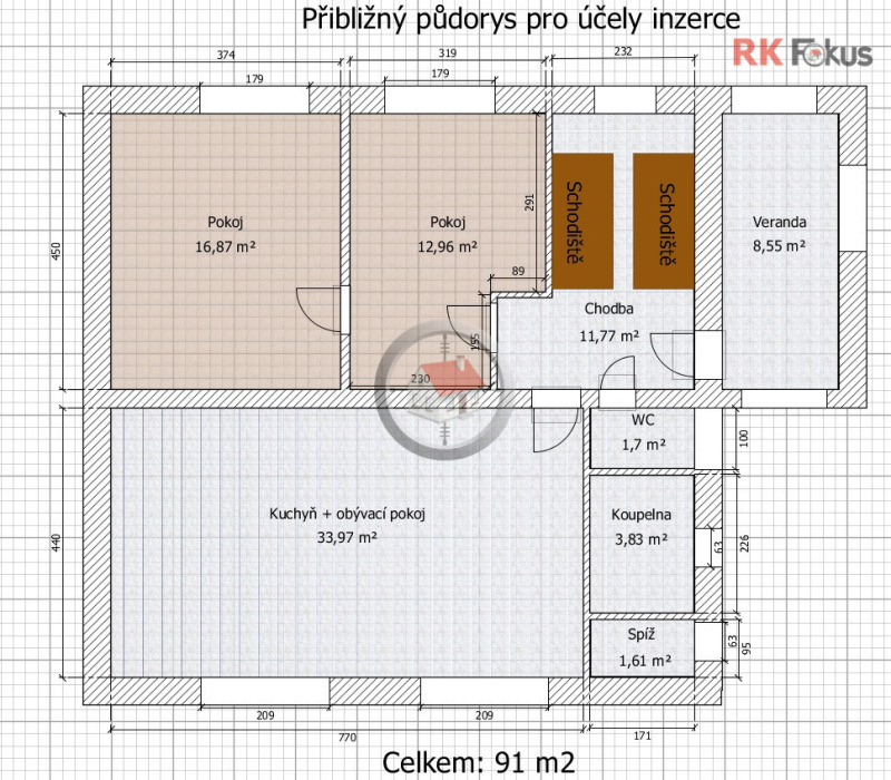 Prodej RD Mánesova, Třebíč