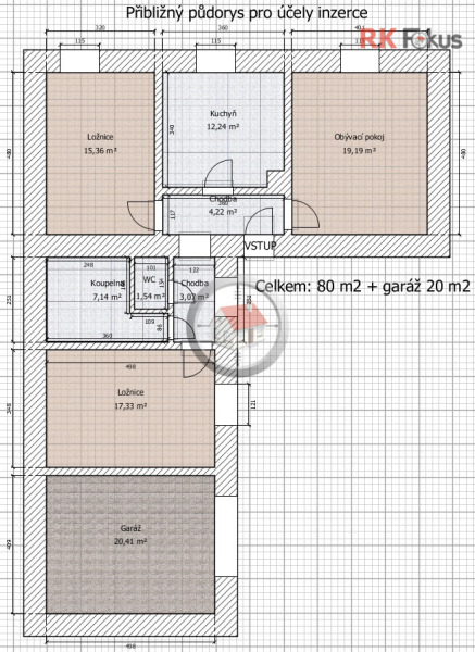 Prodej RD Čáslavice, okres Třebíč