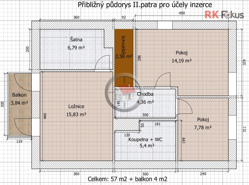 Prodej RD Dalešice, okres Třebíč