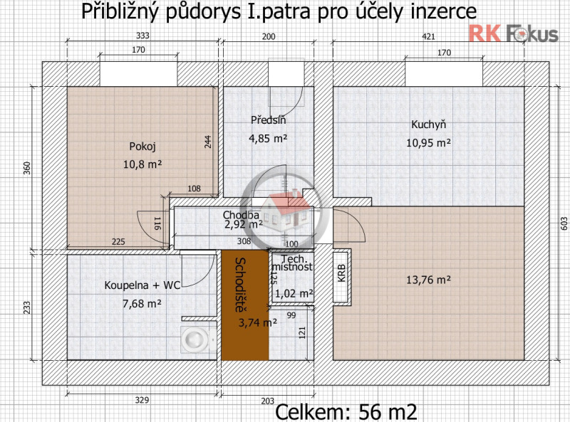 Prodej novostavby RD 5+kk. Radostín nad Oslavou
