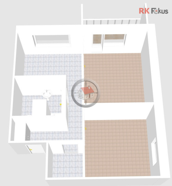Pronájem moderního bytu 2+1 s lodžií po rekonstrukci (2023) – Třebíč, Horka-Domky