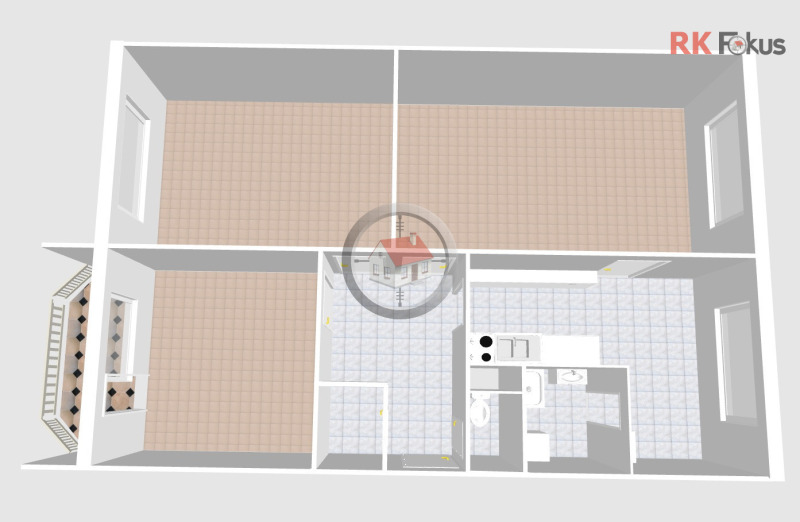 Prodej bytu 3+1 s lodžií, 72 m², Okružní, Třebíč