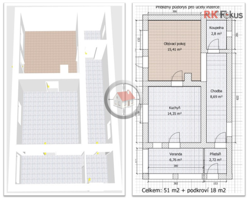 Prodej chaty se zahradou 559 m² – Skřinářov, Žďársko