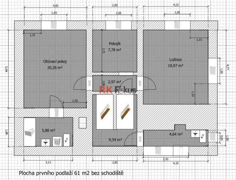 Prodej rodinného domu s dvougaráží v Jemnici, okr. Třebíč 