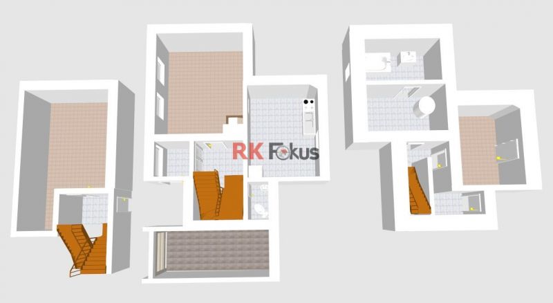 Prodej rodinného domu 3+1 k dokončení, Stařečka, Třebíč