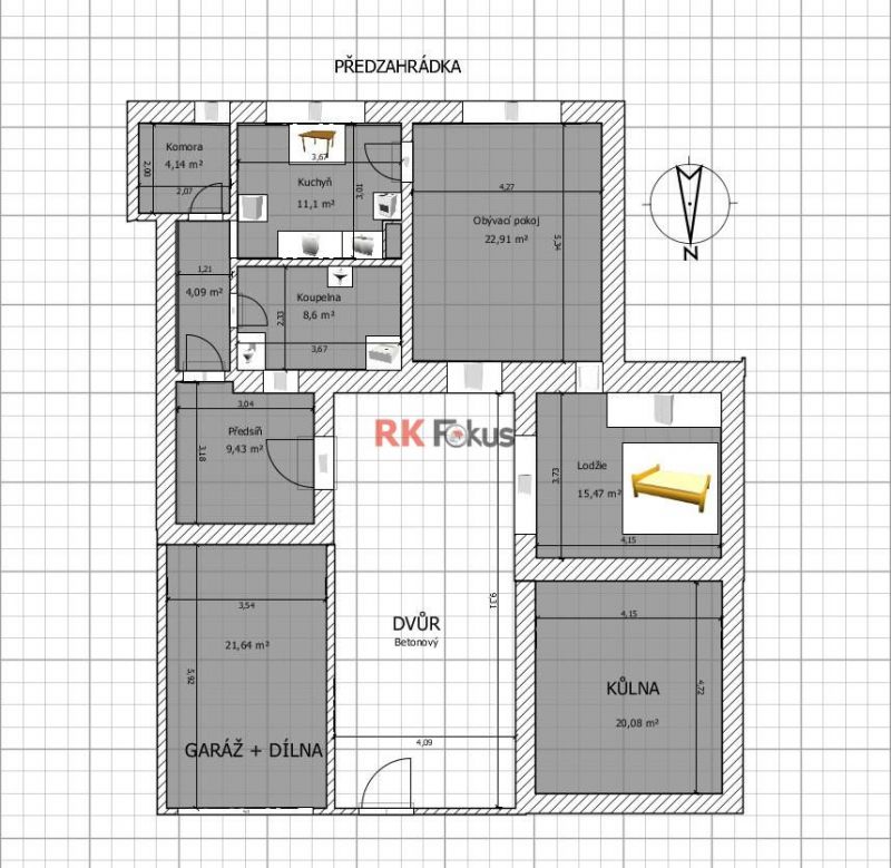 Prodej rodinného domu 2+1 s garáží ve Stříteži