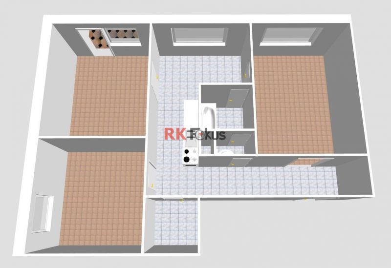Prodej bytu 3+1 v OV s balkonem, Velké Meziříčí