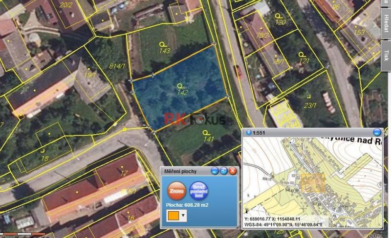 Prodej zahrady, Rokytnice nad Rokytnou