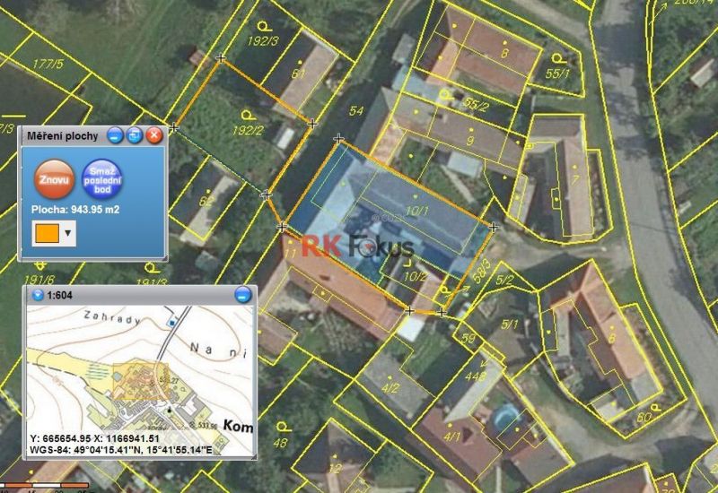 Prodej RD 2+1 se zahradou, Komárovice u Moravských Budějovic