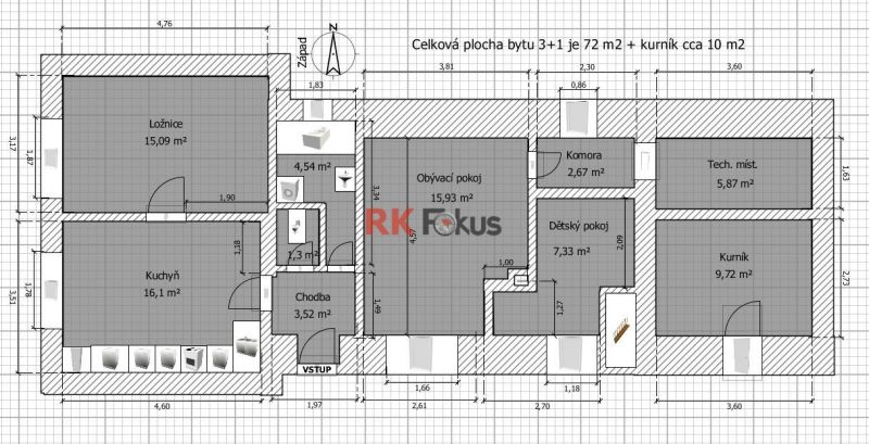 Prodej chalupy 3+1 ve Vlčatíně