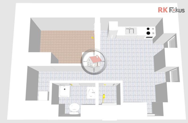 Pronájem bytu 2+kk, Moravské Budějovice